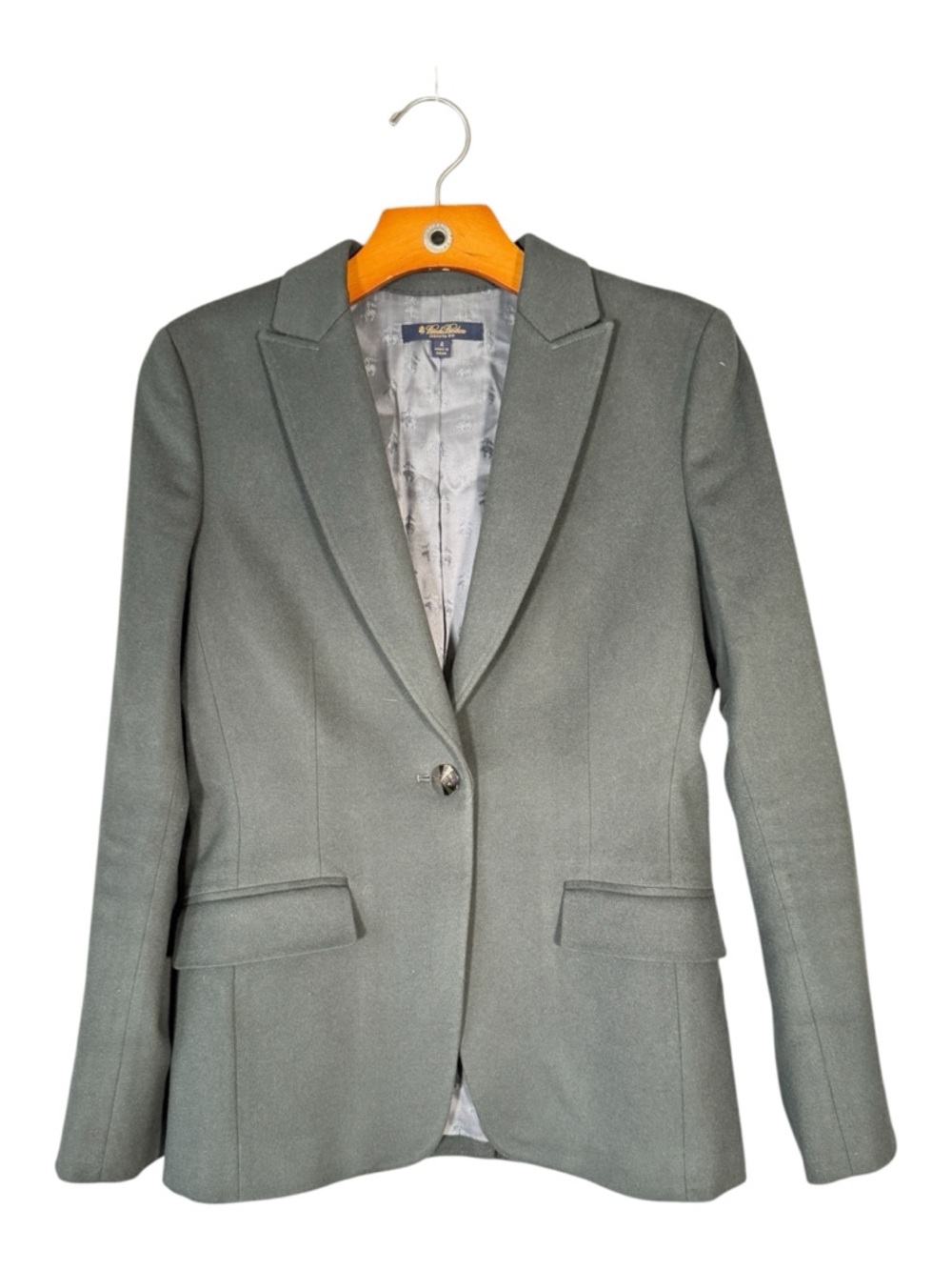 Brooks Brothers Loro Piana 100% Wool Stellita Fit Blazer Green Old Money 4
